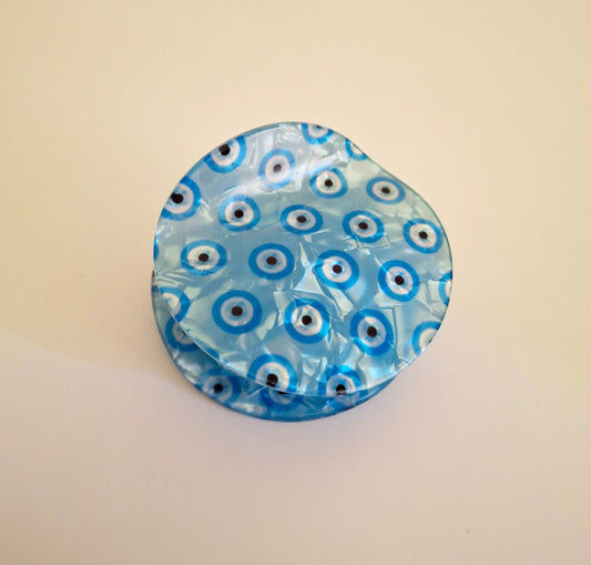 Aqua Eye Hair Clip