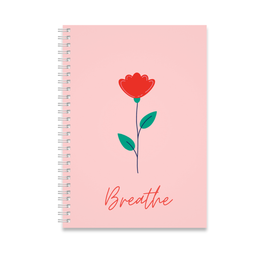 Breathy Flower University Notebook A4