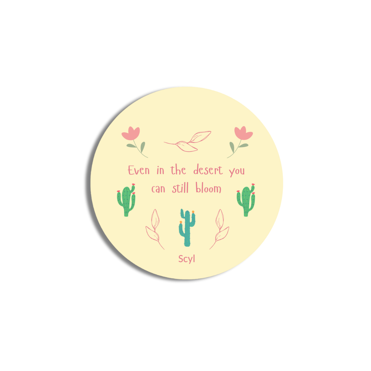 Cactus Round Coaster