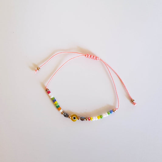 Eye Bracelet - Peach