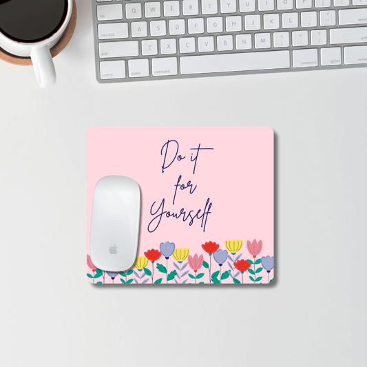 Floral Garden Mouse Pad - Pink