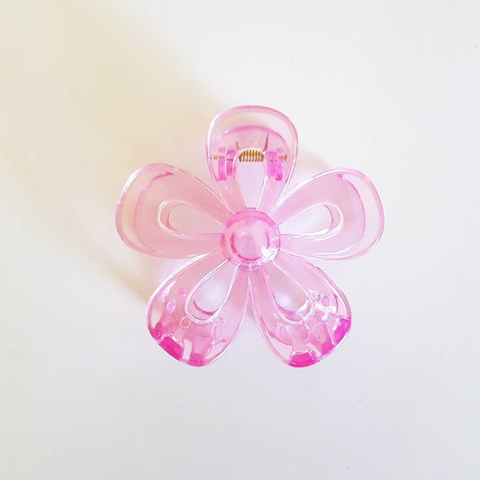 Flower Hair Clip - Pink