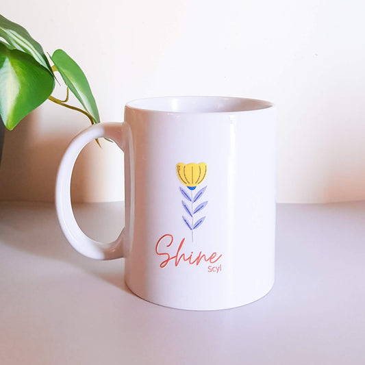 Shiny Flower Mug