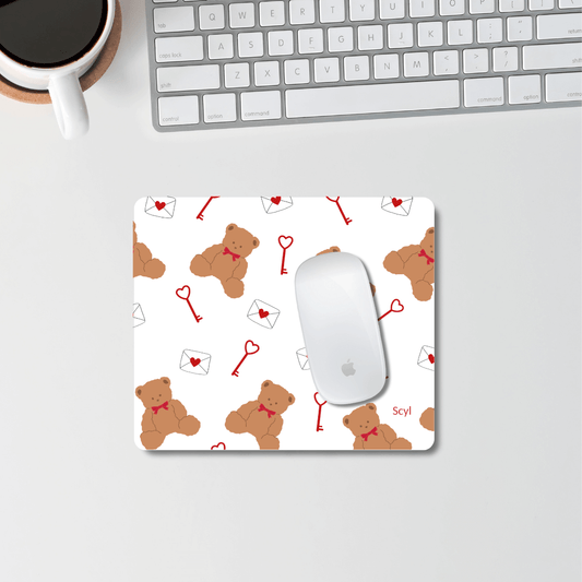 Teddy Love Mouse Pad