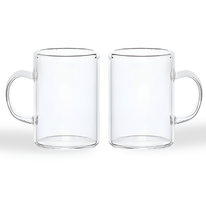 Transparent Tea Cup - Set of Two