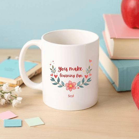 You Make Learning Fun Mug + Coaster